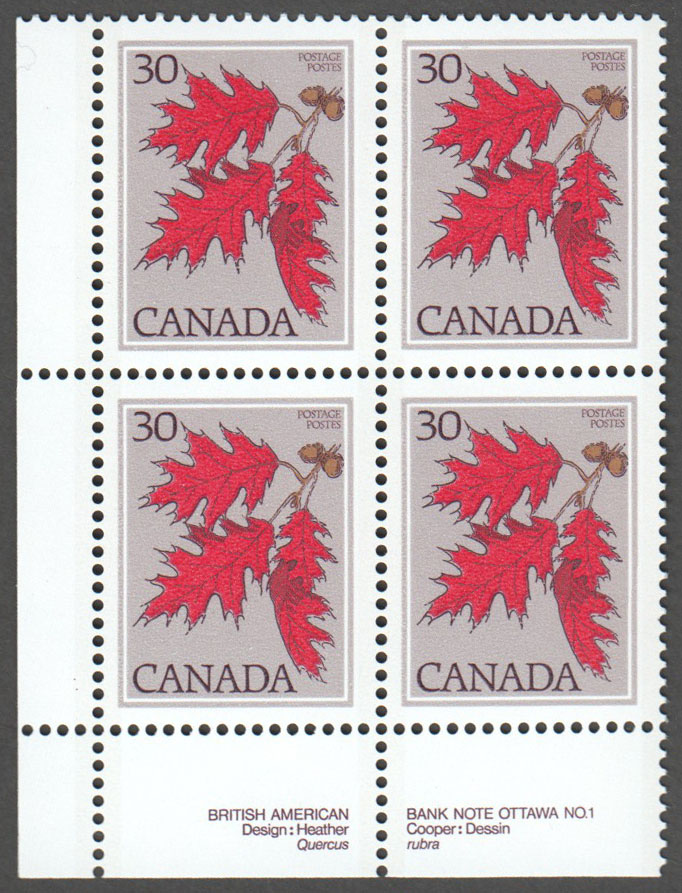 Canada Scott 720 MNH PB LL (A9-14) - Click Image to Close